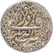 Ornamental borders on both sides Akbarnagar  Mint  Silver Rupee  Month Azar AH 1021 /7 RY Coin of Jahangir.