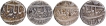 Kalima type Silver Rupee (4) Coins of Jahangir.