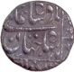 Mughal Empire Shah Jahan Silver Half Rupee Coin of Surat Mint with Regnal year 27.