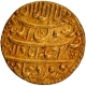 Extremely Rare Gold Mohur Coin of Shah Jahan of Ahmadabad Mint of Farwardin Month with original Luster in incredible quality.