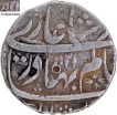 Dotted Motifs Bahadurgarh  Mint Silver Rupee AH  1121 Coin of Shah Alam Bahadur.