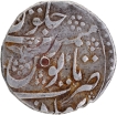 Dotted Motifs Bahadurgarh  Mint Silver Rupee AH  1121 Coin of Shah Alam Bahadur.