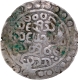 Arakan Thado Silver Tanka Coin of BE 1007.