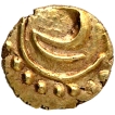 Mysore Kingdom Tipu Sultan Gold Fanam Coin of Kalikut Mint.