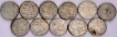 Bareli Mint Lot of Eleven Silver Rupee Coin In the name of Shah Alam II of Rohilkhand Kingdom.