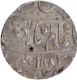 Awadh State Silver Rupee Coin of Muhammadabad Banaras Mint with Hijri year 1183 and 10 Regnal year.