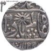 Unlisted Battle Axe mint mark Shahr Chhatarpur Mint Silver Rupee 20 RY