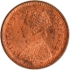 Attractive Features Copper One Twelfth Anna Coin of Victoria Empress of Bombay Mint of 1883 Uncirculated condition. 