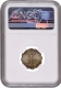 Highest NGC MS  64 Graded Cupro Nickel One Anna Coin of King George VI of Bombay Mint of 1946.