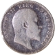 Key Date Silver Two Annas Coin of King Edward VII of Calcutta Mint of 1909.