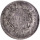 AUNC Silver Quarter Rupee Coin of Victoria Queen of Bombay Mint of 1840.