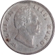 Rare F raised Silver Half Rupee Coin of King William IIII of Calcutta Mint of 1835.