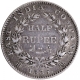 Silver Half Rupee Coin of King William IIII of Bombay Mint of 1835 with Two Leaves.