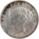 Silver Half Rupee Coin of Victoria Queen of Bombay Mint of 1840.