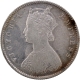 C Incused Silver Half Rupee Coin of Victoria Empress of Calcutta Mint of 1894.