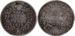 Silver Half Rupee Coins of Victoria Queen and Empress of Bombay Mint of 1875 and 1894.