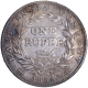 R.S. incused Silver One Rupee Coin of King William IIII of Calcutta Mint of 1835.