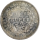 W.W.B raised Silver One Rupee Coin of Victoria Queen of Madras Mint of 1840.