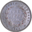 Extremely  Rare Unlisted Silver One Rupee Coin of Victoria Queen of Madras Mint of 1840.