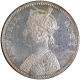 Very scarce Silver One Rupee Coin of Victoria Queen of Bombay Mint of 1874.