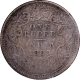 Rare Silver One Rupee Coin of Victoria Empress of Bombay Mint of 1885.