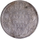 B incused Silver One Rupee Coin of Victoria Empress of Bombay Mint of 1885.