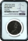 NGC Graded Silver One Rupee Coin of Victoria Empress of Bombay Mint of 1889.