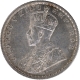 Almost Uncirculated Silver One Rupee Coin of King George V of Calcutta Mint of 1915.