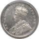 PCGS MS 62 Graded Silver One Rupee Coin of King George V of Bombay Mint of 1917.