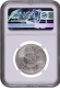 NGC Graded Silver One Rupee Coin of King George V of Bombay Mint of 1920.