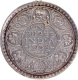 Silver One Rupee Coin of King George VI of Bombay Mint of 1938.