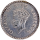 Silver One Rupee Coin of King George VI of Bombay Mint of 1938.