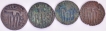 Copper Masha CoinS of Kingdom of Kandy of Ceylon of different rulers.