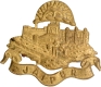 Jaipur World War II Period Bronze Gild Badge of Indian Army Jaipur State Forces.