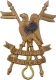 Jodhpur Lancers Brass Cap Badge of Jodhpur.