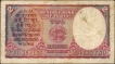 B Prefix Two Rupees Banknote of King George VI Signed by C.D. Deshmukh of 1943.