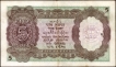 Five Rupees Bank Note of King George VI Signed by J B Taylor of 1938.