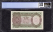 PCGS 64 Choice UNC Details Graded Five Rupees Banknote of King George VI Signed by C.D. Deshmukh of 1944.