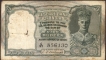 Five Rupees Bank Note of King George VI Signed by C.D. Deshmukh of 1944.