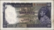 Ten Rupees Banknote of King George VI Signed by J B Taylor of 1938 In Extremely fine Condition.