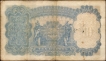 Ten Rupees Bank Note of King George VI Signed by J B Taylor of 1938.