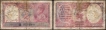  Pakistan Overprint  One Rupee and Two Rupees Bank Notes of  King George VI Signed by C.E. Jones & C.D. Deshmukh of 1948 of Pakistan Issue.