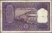 One Hundred Rupees Banknote Signed by P C Bhattacharya of Republic India of 1960.