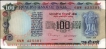 One Hundred Rupees Banknotes Bundle Signed by C Rangarajan of Republic India.