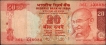 Sheet  Cutting Error Twenty Ruppes Banknote Signed by D Subbarao of Republic India of 2008.