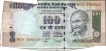 Extra Paper & Cutting Error One Hundred Rupees Banknote Signed by D Subbarao of Republic India of 2011.