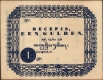 Een (One) Gulden Banknote of Netherlands Indies of 1846.