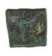 Square Copper Punch Marked Coin of Eran Vidisha Region.