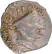 Nahapana Silver Drachma Coin of Western Kshatrapas.