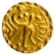 Gold Dinar Coin of Sridharanarata of Post Guptas.